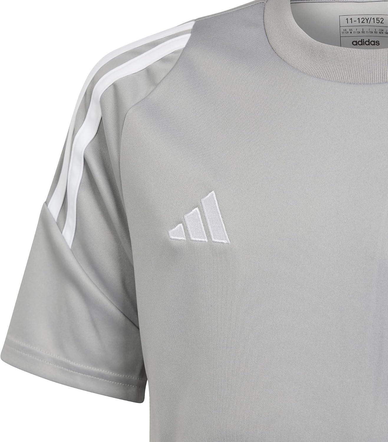 image:imageAdidas Girls Tiro 24 JerseyTeam Mid GreyWhite