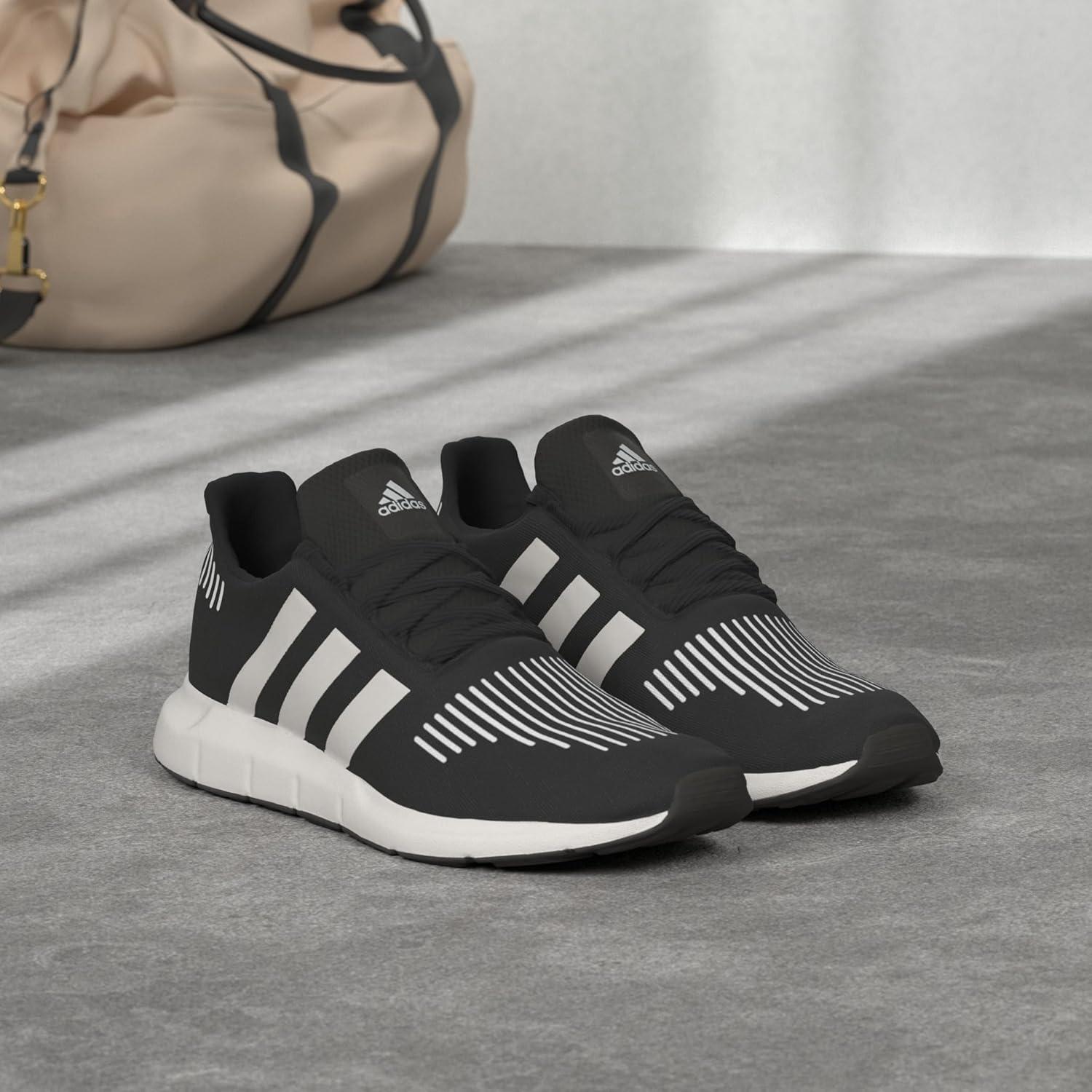 image:imageAdidas Mens Swift Run LegacyCore BlackWhiteWhite