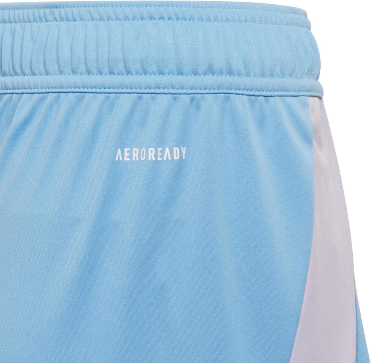 image:imageAdidas UnisexChild Tiro 24 ShortsShortsSemi Blue BurstTeam Royal Blue