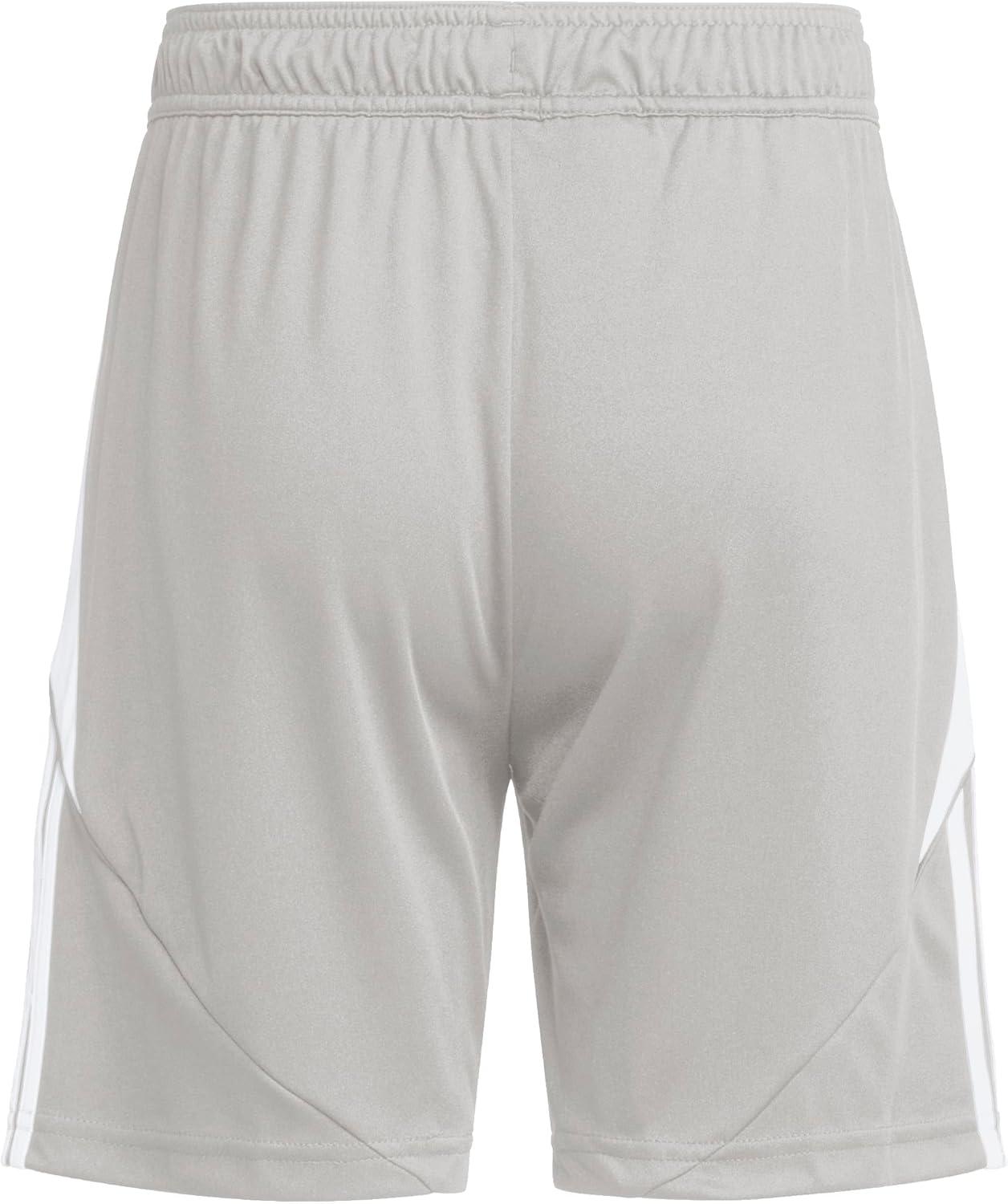 image:imageAdidas UnisexChild Tiro 24 ShortsShortsTeam Mid GreyWhite