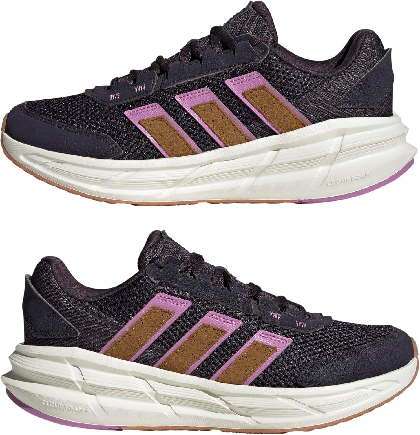 image:imageAdidas Womens AstrastarAurora BlackBronze StrataPreloved Purple