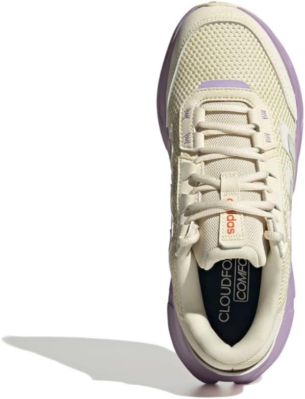 image:imageAdidas Womens AstrastarWarm VanillaOff WhitePowder Plum