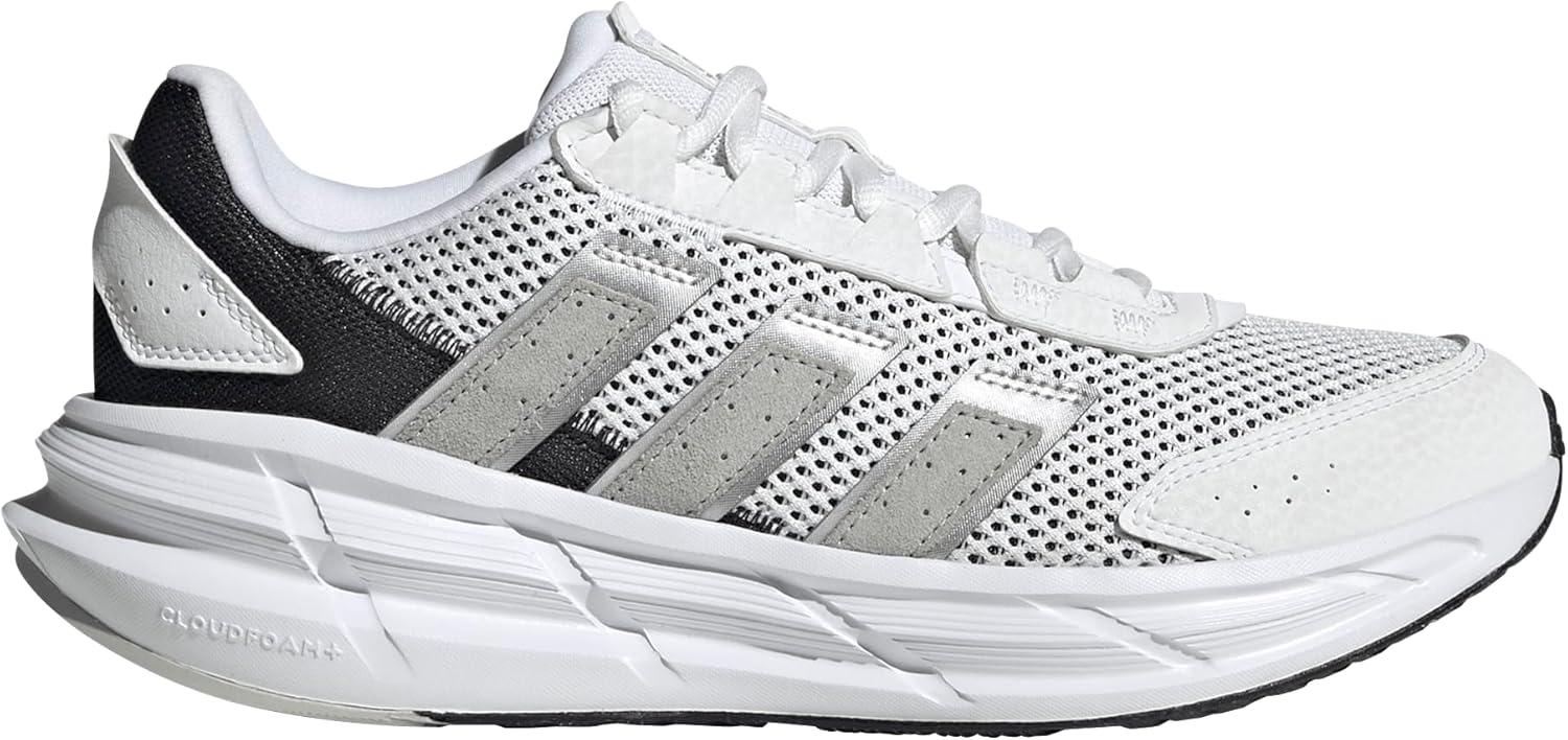 image:imageAdidas Womens AstrastarWhiteSilver MetallicBlack