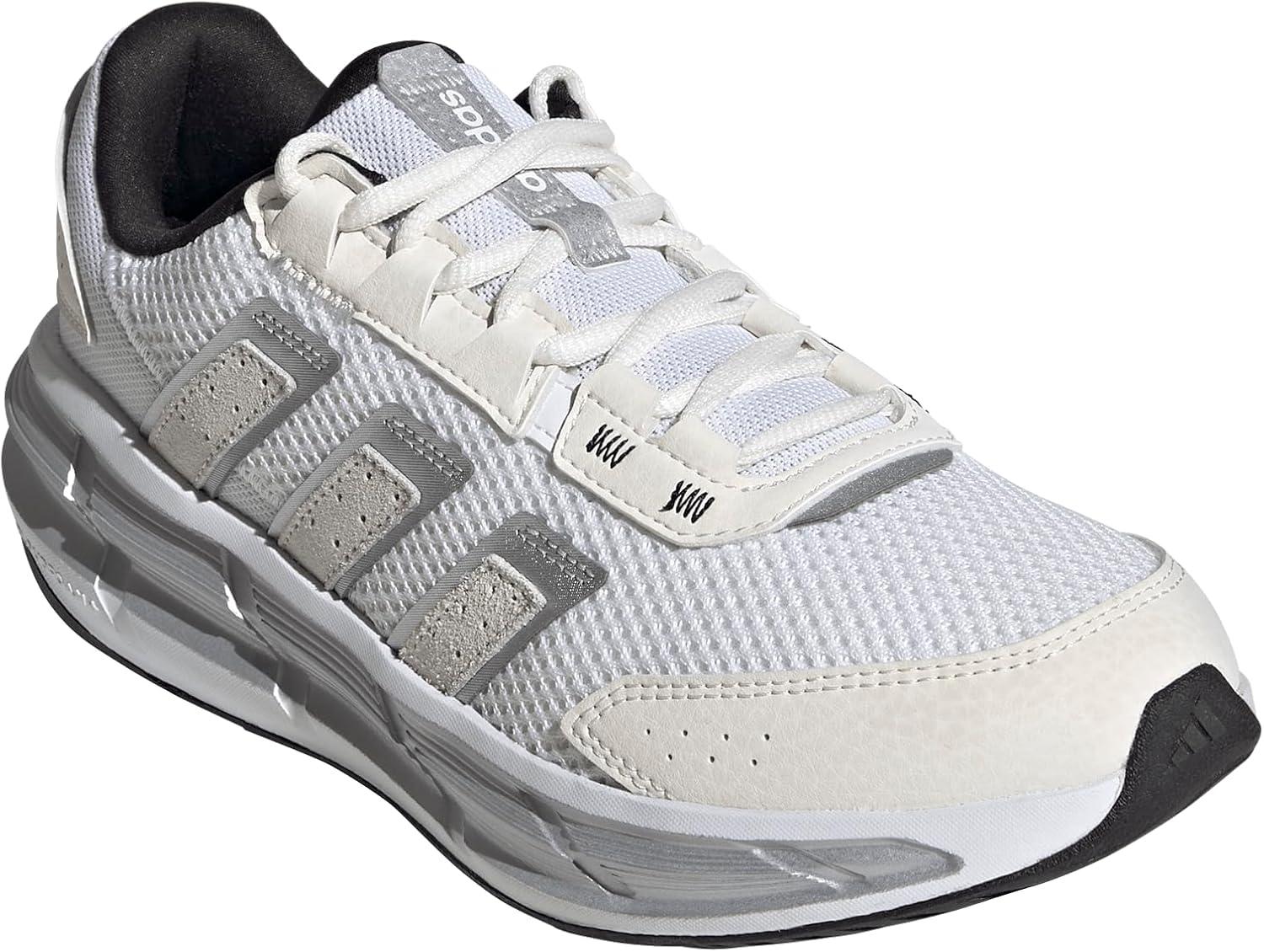image:imageAdidas Womens AstrastarWhiteSilver MetallicChalk White