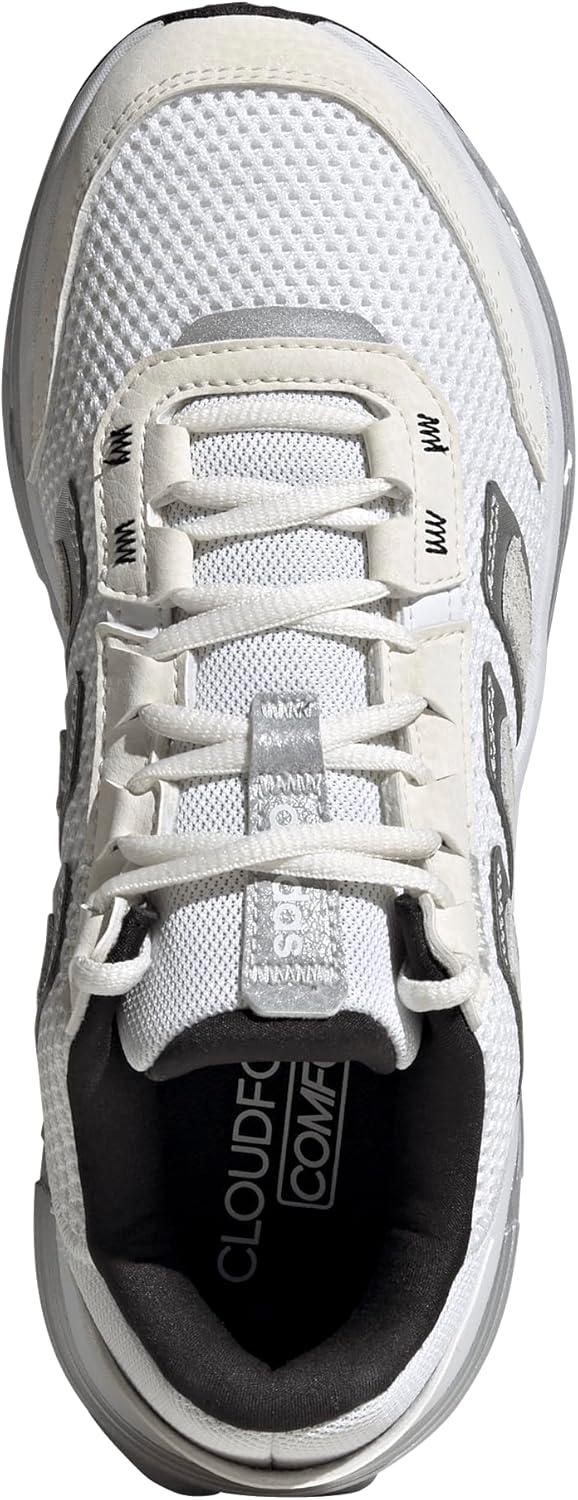 image:imageAdidas Womens AstrastarWhiteSilver MetallicChalk White