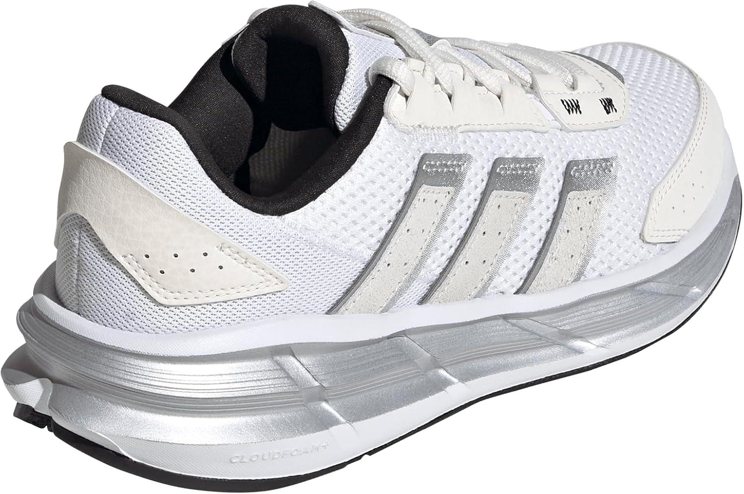 image:imageAdidas Womens AstrastarWhiteSilver MetallicChalk White