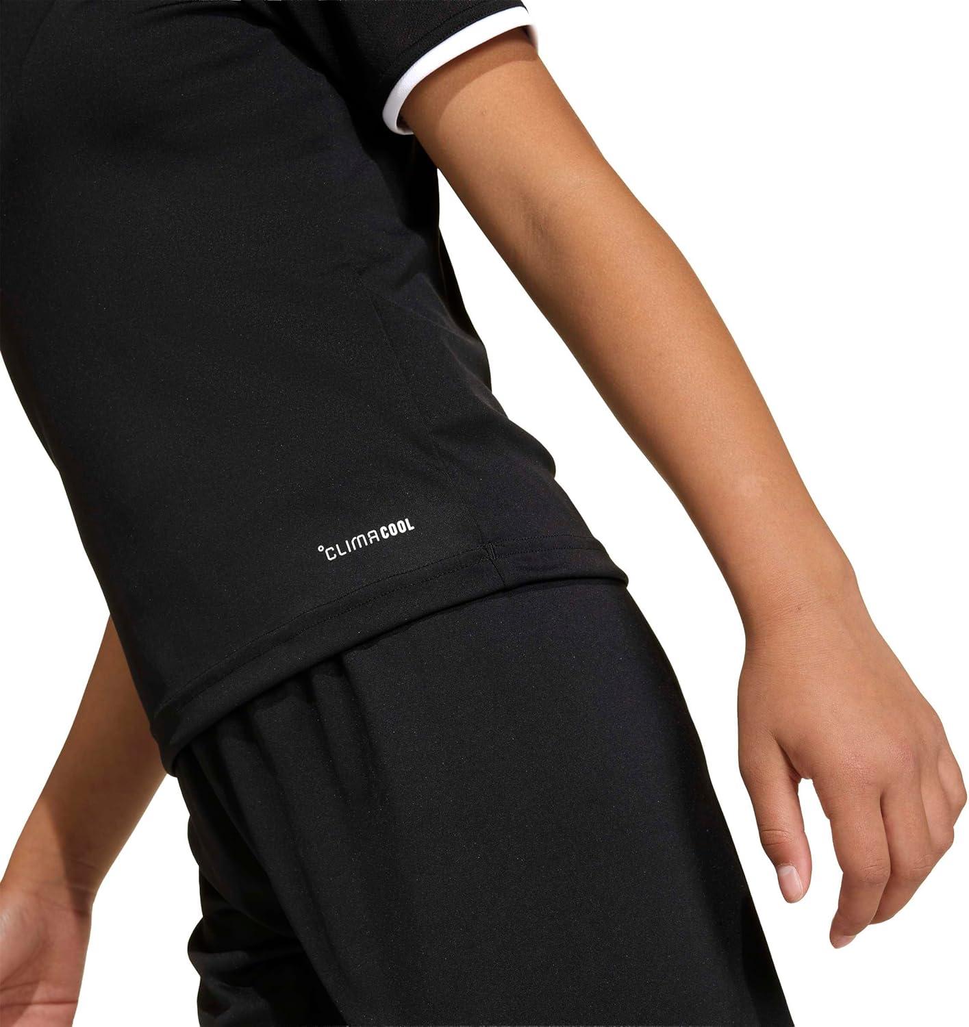 image:imageadidas Boys Entrada26 JerseyBlackWhite