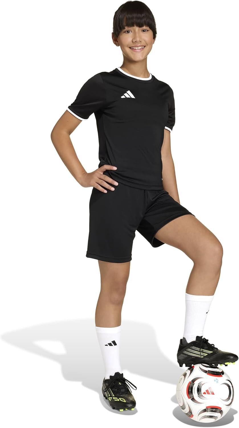 image:imageadidas Boys Entrada26 JerseyBlackWhite