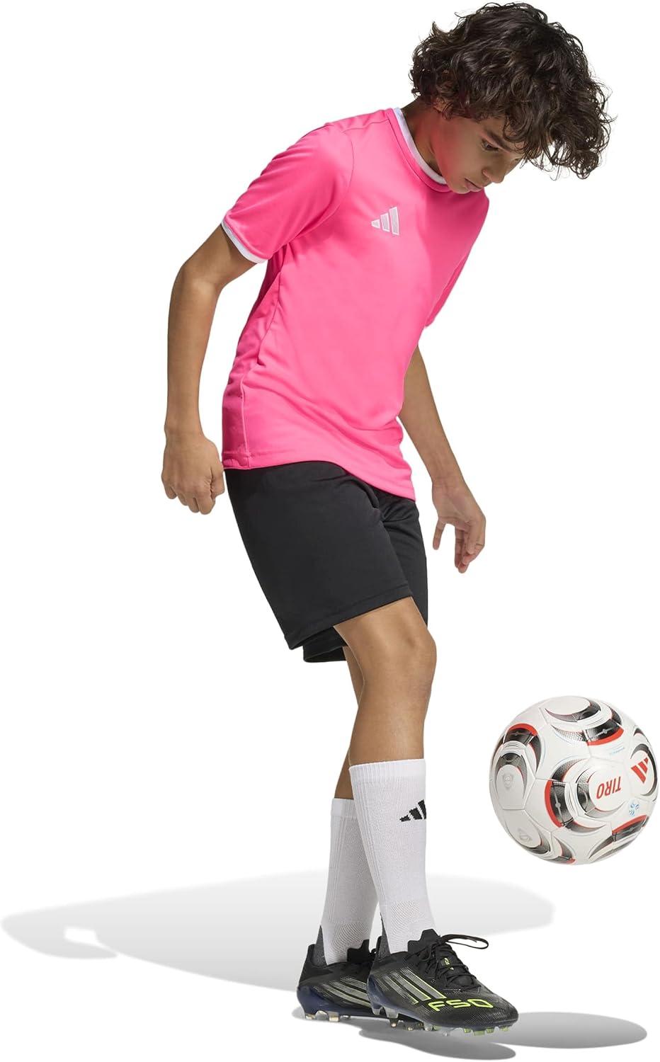 image:imageadidas Boys Entrada26 JerseySolar PinkWhite