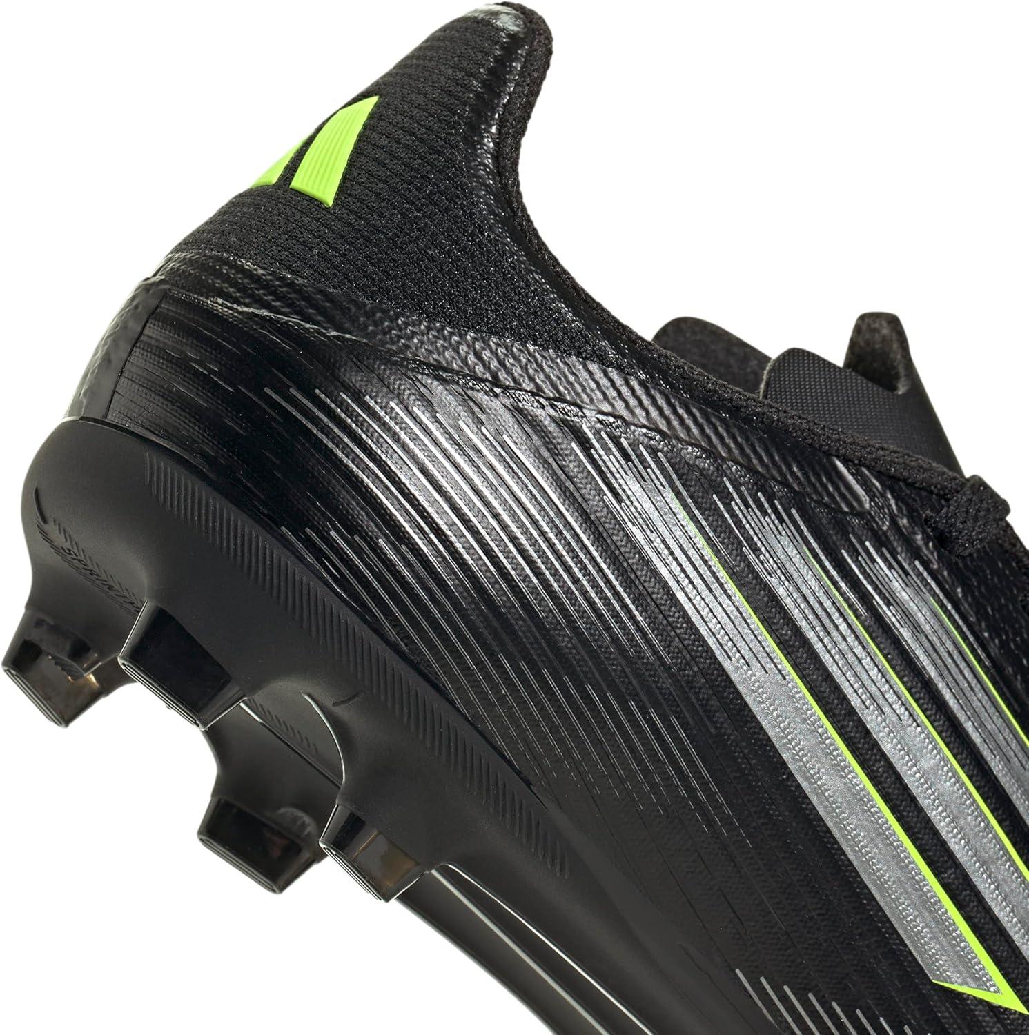 image:imageadidas Kids F50 League Firm Ground Multi Ground ShoesBlackIron MetallicLucid Lemon