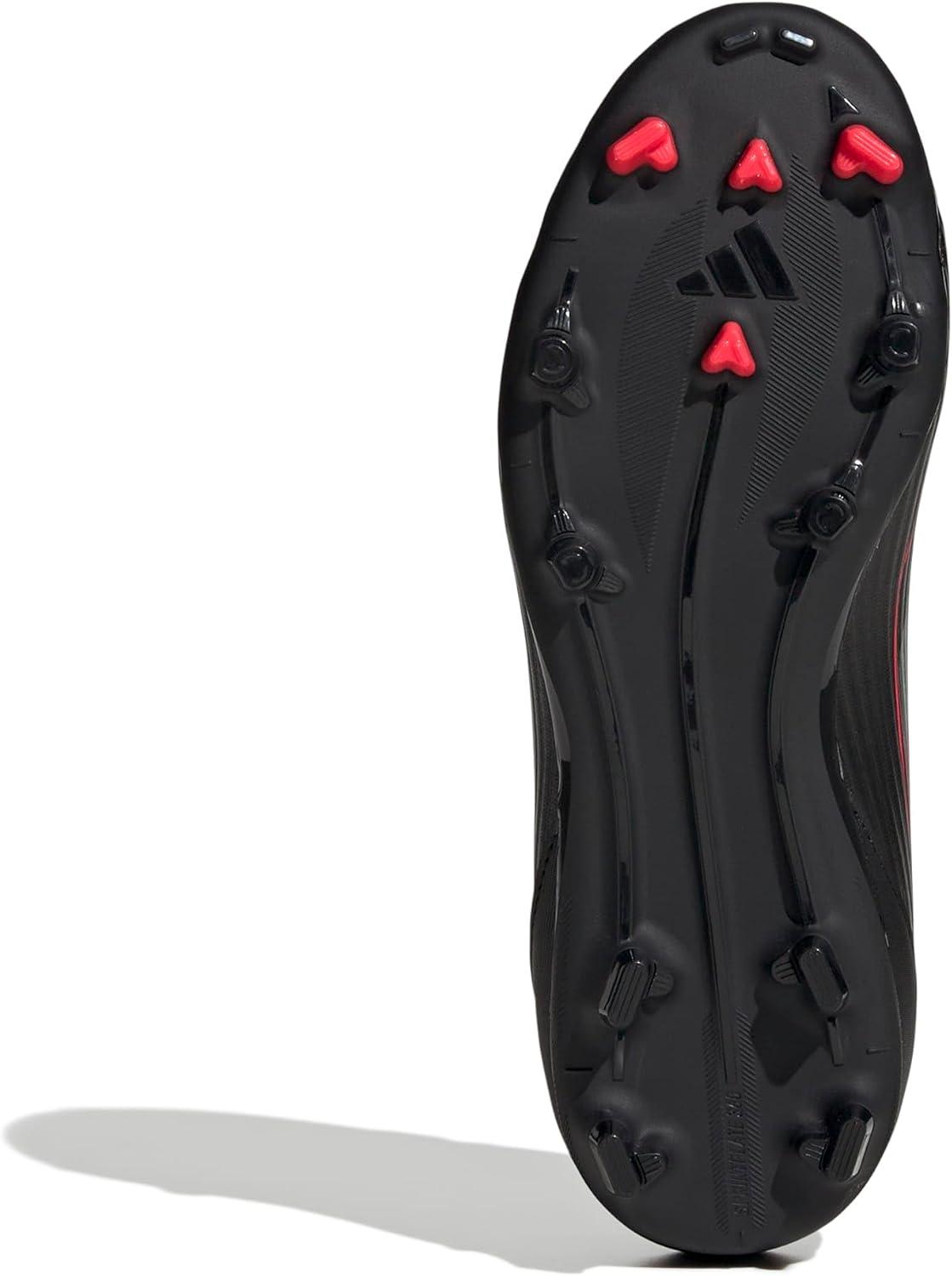 image:imageadidas Kids F50 League Firm Ground Multi Ground ShoesBlackIron MetallicLucid Red