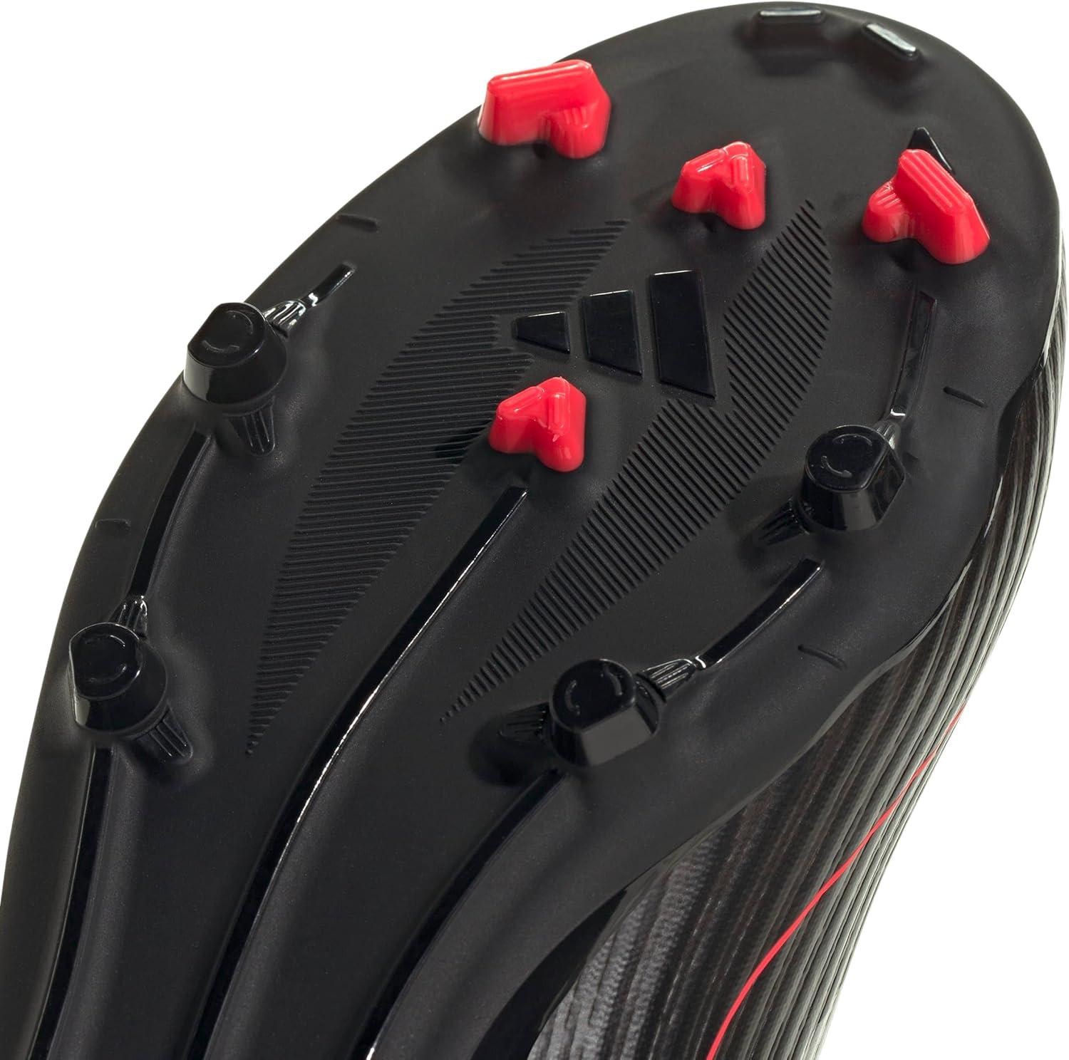 image:imageadidas Kids F50 League Firm Ground Multi Ground ShoesBlackIron MetallicLucid Red