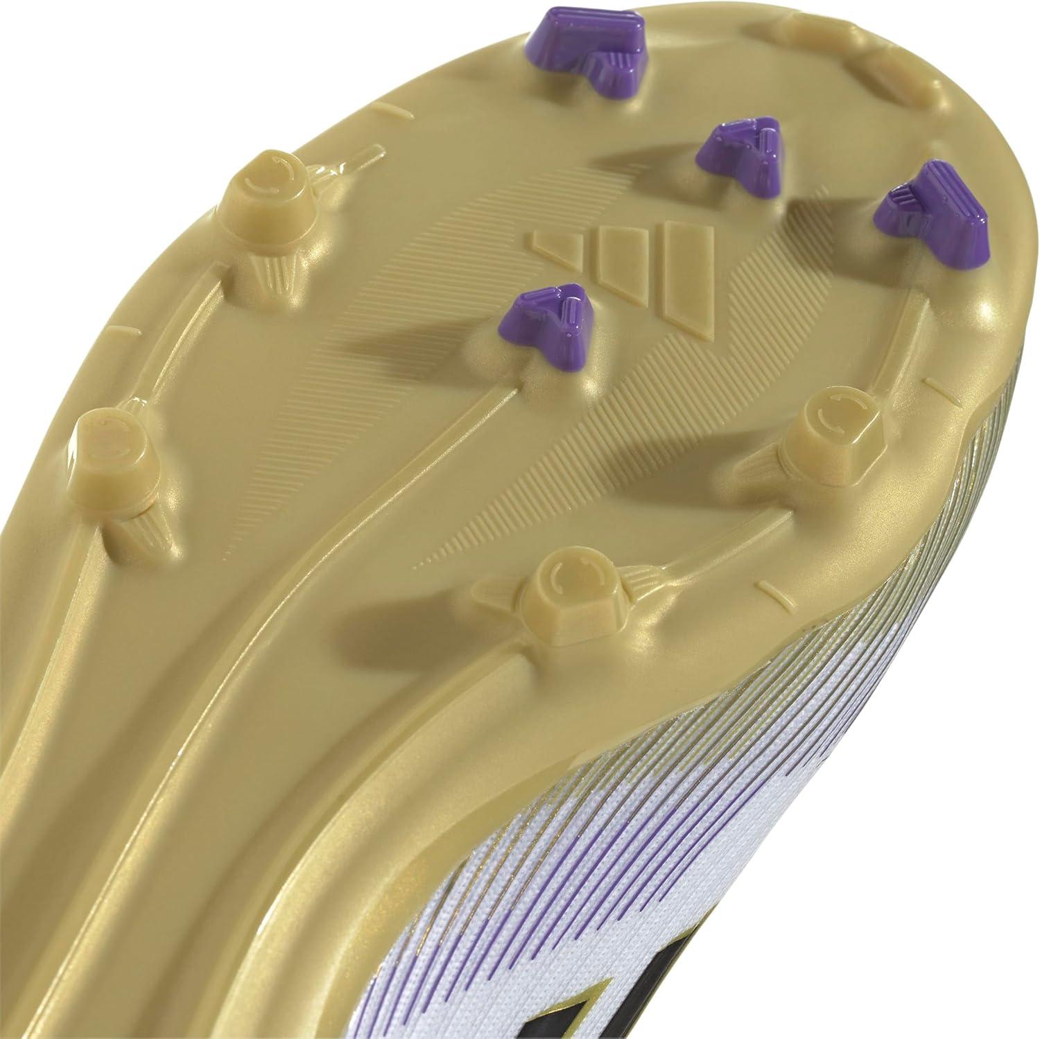 image:imageadidas Kids F50 League Firm Ground Multi Ground ShoesWhiteBlackGold Metallic