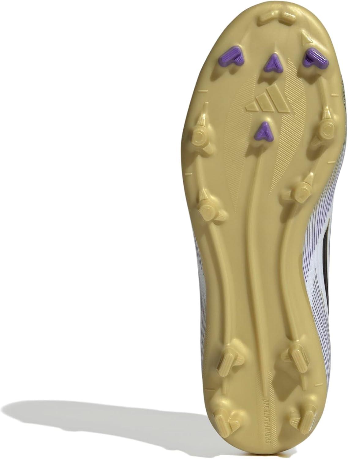 image:imageadidas Kids F50 League Firm Ground Multi Ground ShoesWhiteBlackGold Metallic
