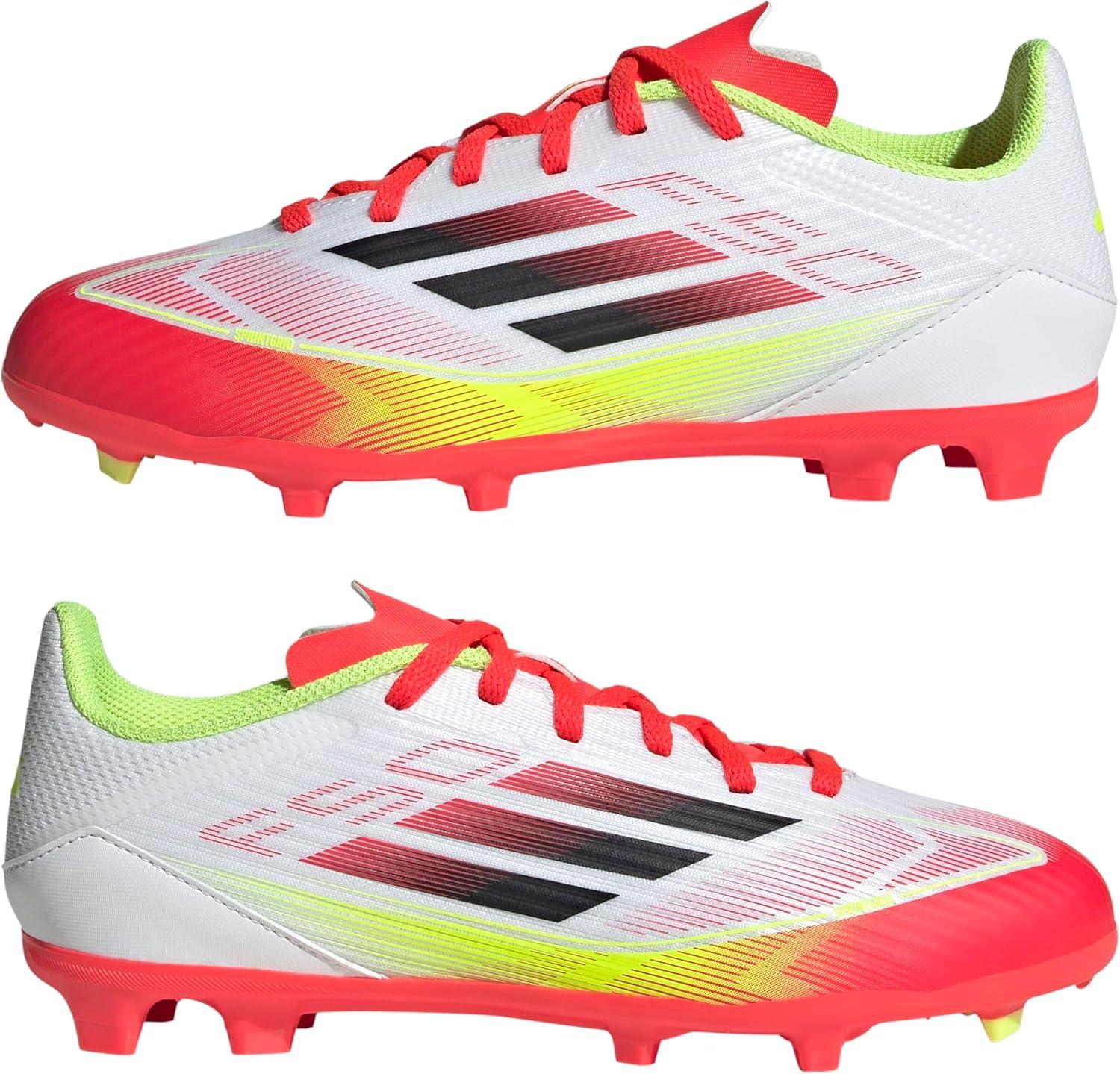 image:imageadidas Kids F50 League Firm Ground Multi Ground ShoesWhiteBlackSolar Yellow
