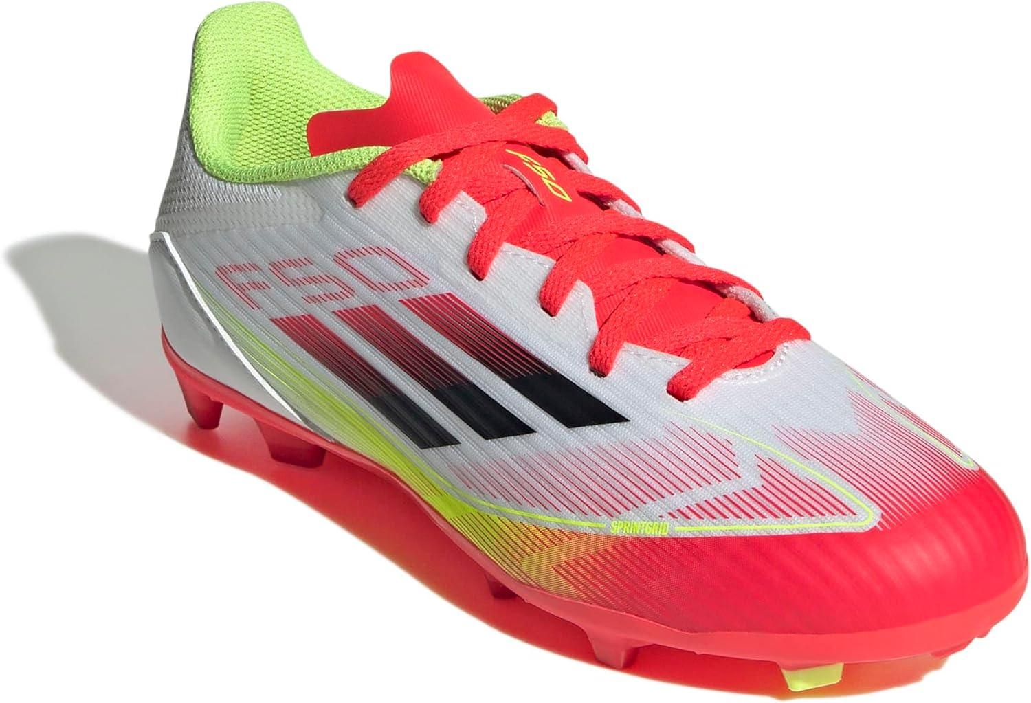 image:imageadidas Kids F50 League Firm Ground Multi Ground ShoesWhiteBlackSolar Yellow