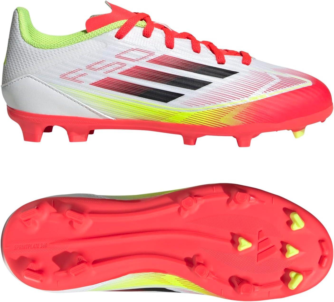 image:imageadidas Kids F50 League Firm Ground Multi Ground ShoesWhiteBlackSolar Yellow