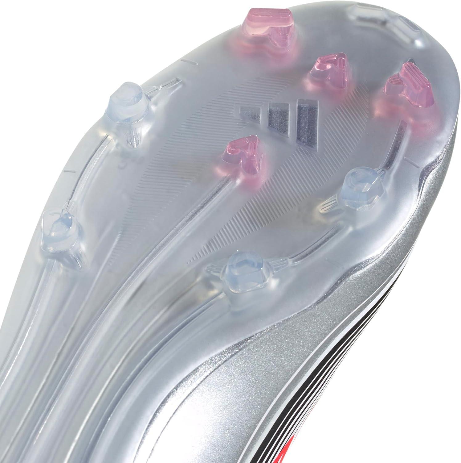 image:imageadidas Kids F50 League Firm Ground Multi Ground ShoesWhiteLucid RedSilver Metallic