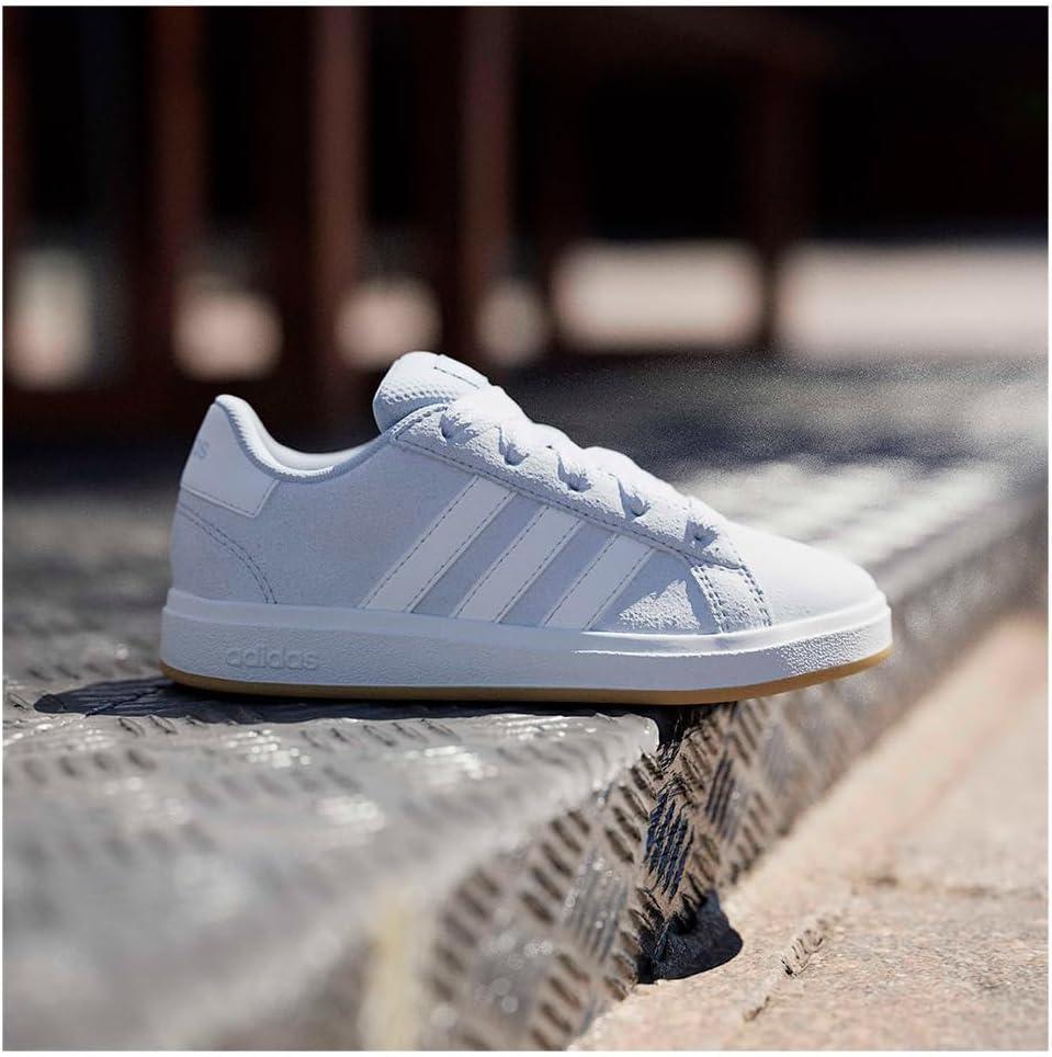 image:imageadidas Kids Grand Court 00s ShoeCrystal SkyWhiteGum