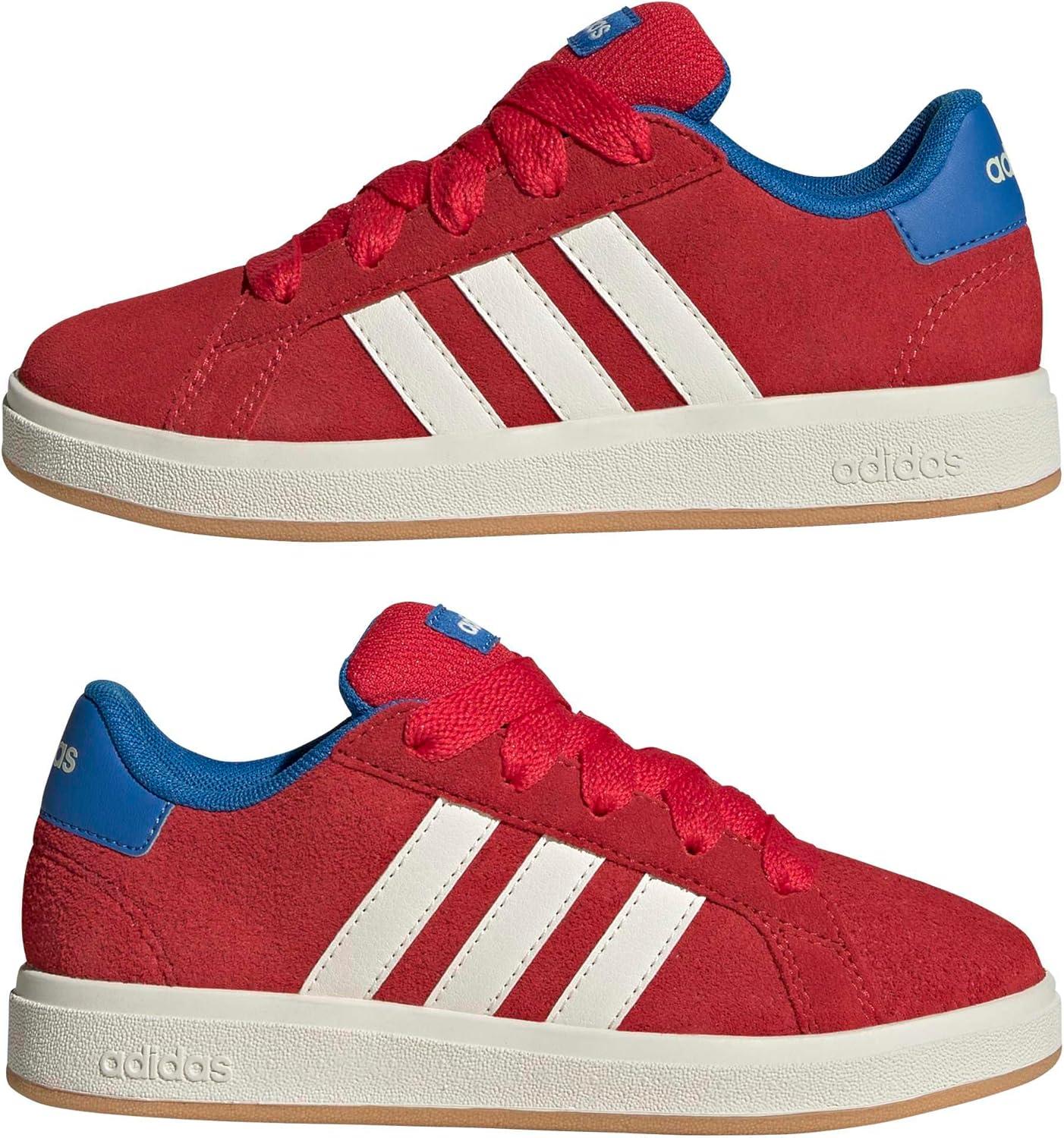 image:imageadidas Kids Grand Court 00s ShoePure RubyWhiteBright Royal