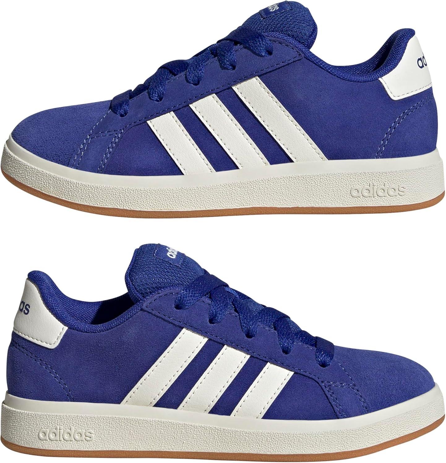 image:imageadidas Kids Grand Court 00s ShoeSemi Lucid BlueOff WhiteGum