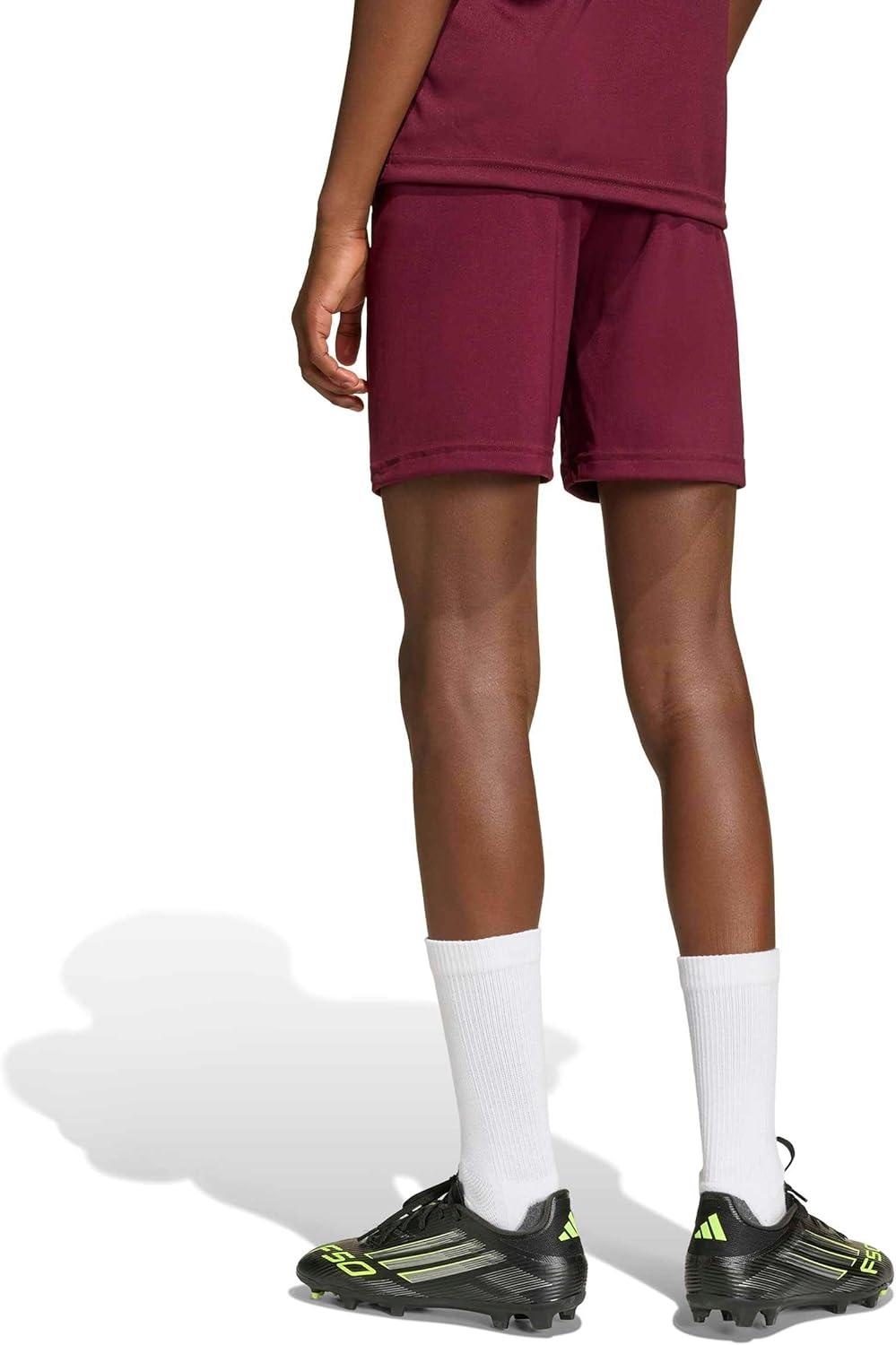 image:imageadidas UnisexChild Entrada26 ShortsTeam MaroonWhite