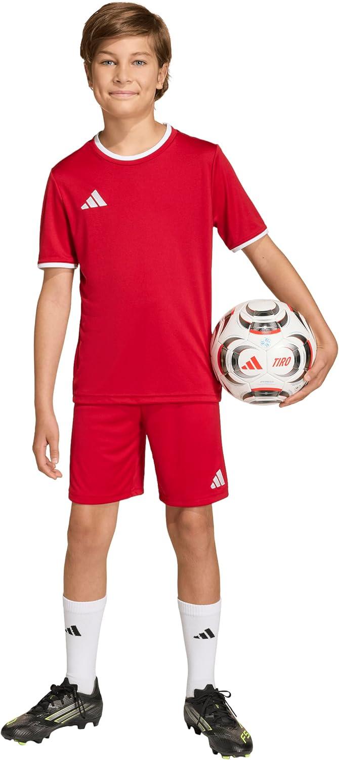 image:imageadidas UnisexChild Entrada26 ShortsTeam Power Red White