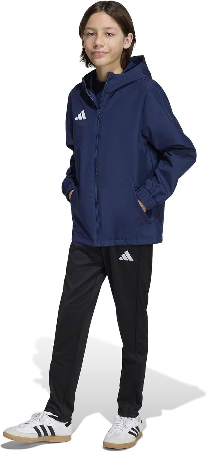 image:imageadidas boys Entrada26 All Weather JacketTeam Navy BlueWhite