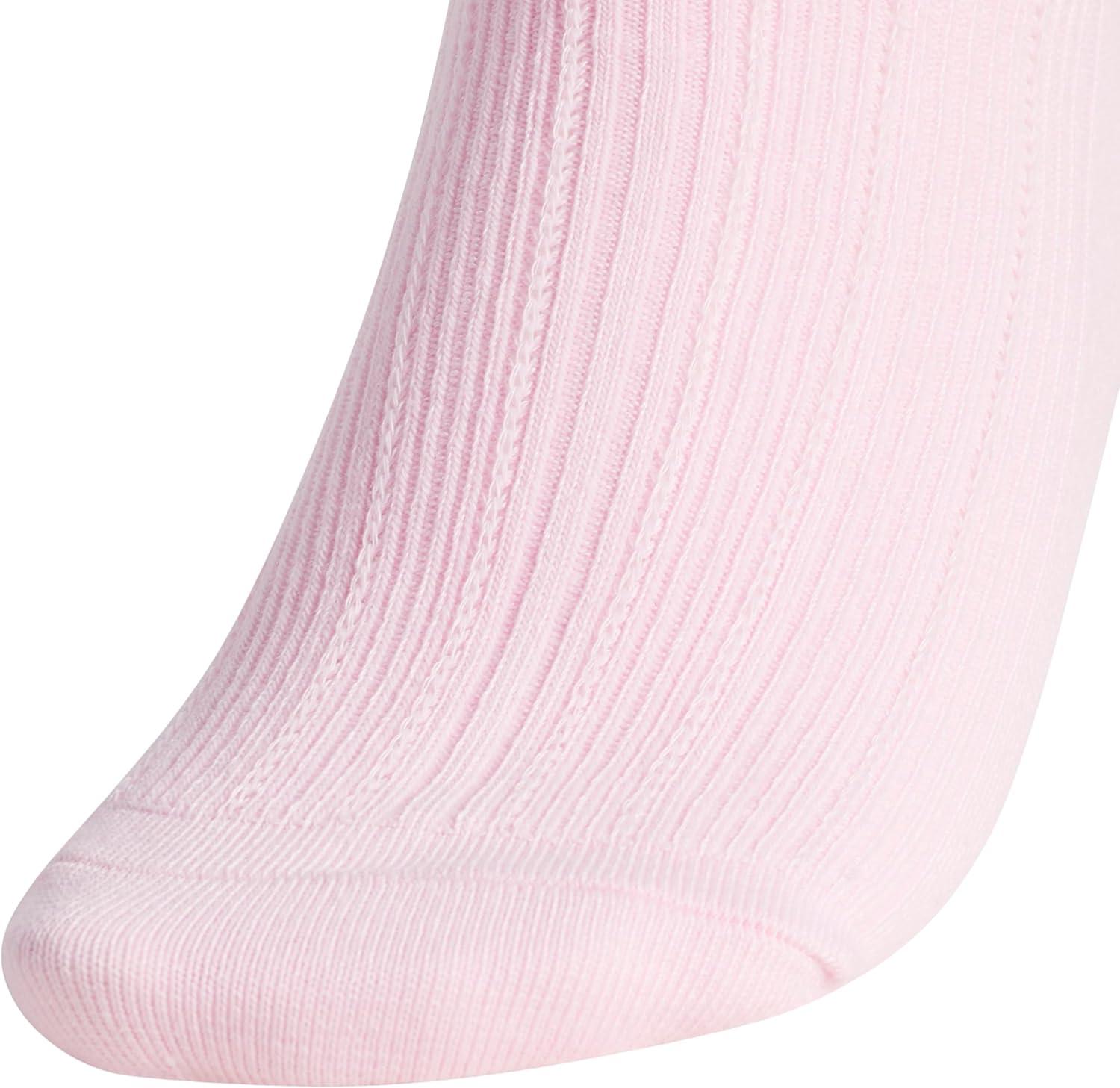 image:imageadidas womens Womens Performance Ruffle 3pack QuarterClear PinkWonder Alumina GreyWonder White