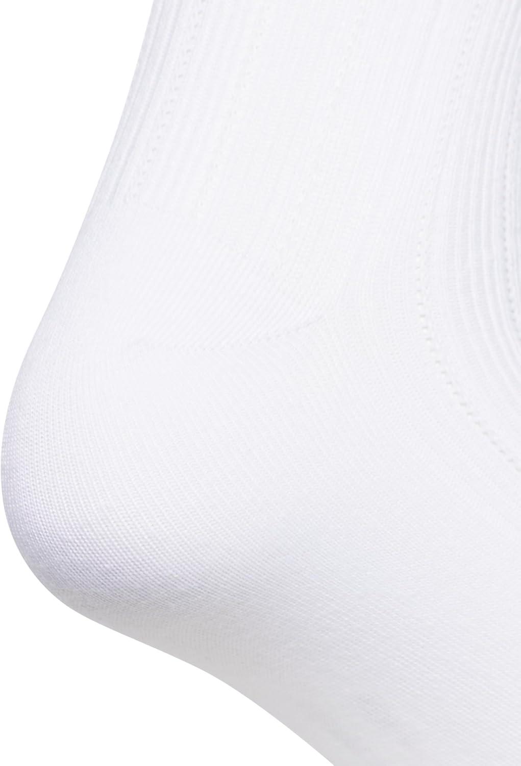 image:imageadidas womens Womens Performance Ruffle 3pack QuarterWhiteCyber MetallicMatte Silver Metallic