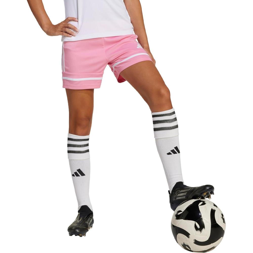 image:imageAdidas Girls Squadra 25 ShortsBliss PinkBliss PinkWhite