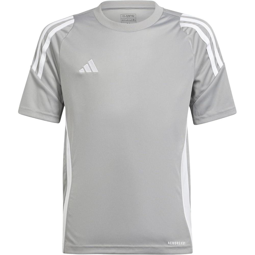 image:imageAdidas Girls Tiro 24 JerseyTeam Mid GreyWhite
