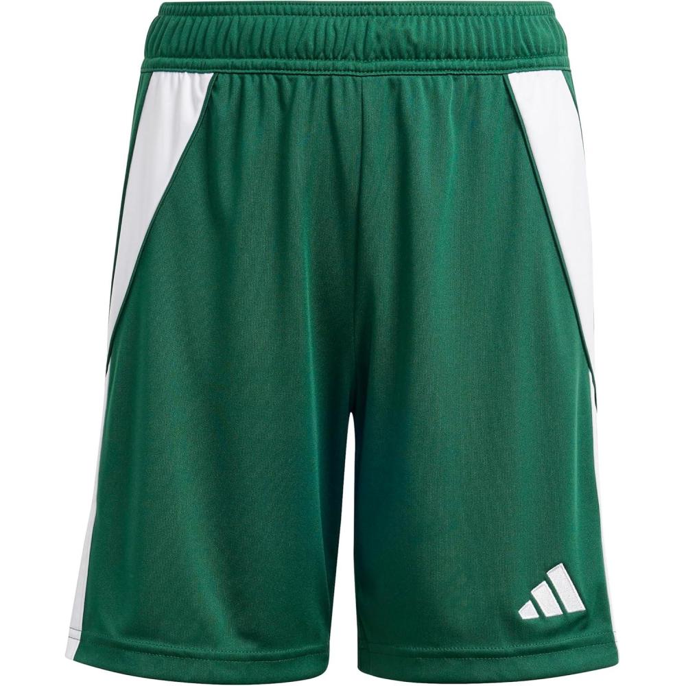 image:imageAdidas UnisexChild Tiro 24 ShortsShortsTeam Dark GreenWhite