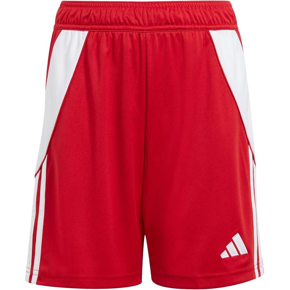 image:imageAdidas UnisexChild Tiro 24 ShortsShortsTeam Power RedWhite