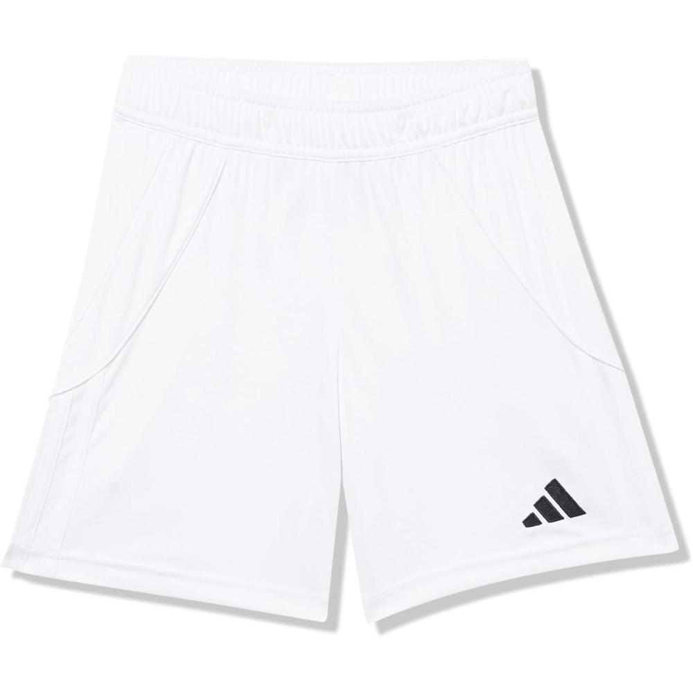 image:imageAdidas UnisexChild Tiro 24 ShortsShortsWhiteWhite