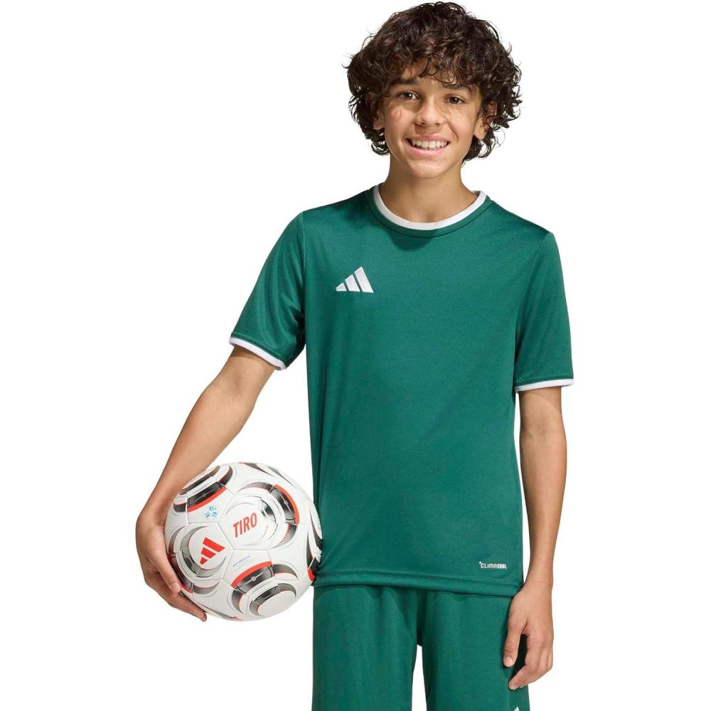 image:imageadidas Boys Entrada26 JerseyTeam Dark GreenWhite