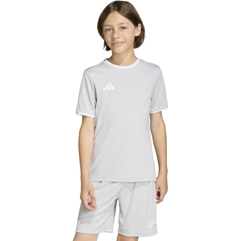 image:imageadidas Boys Entrada26 JerseyTeam Light GreyWhite