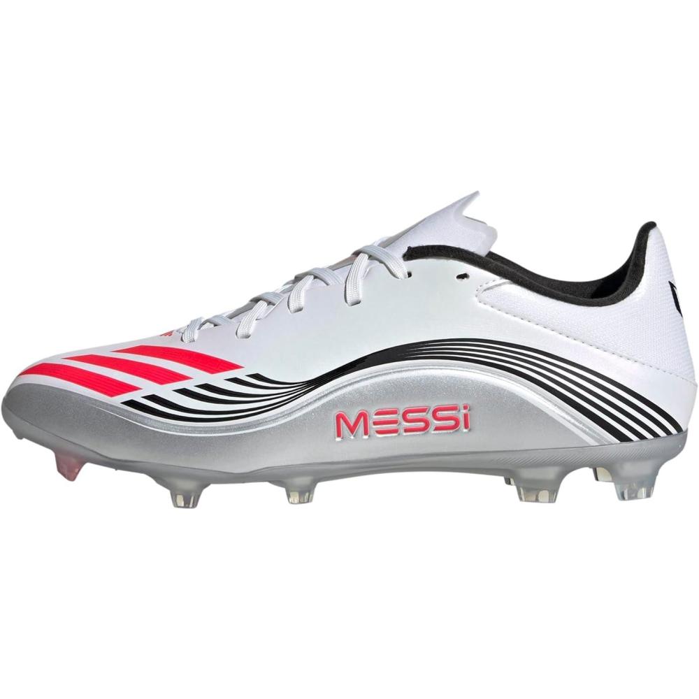 image:imageadidas Kids F50 League Firm Ground Multi Ground ShoesWhiteLucid RedSilver Metallic