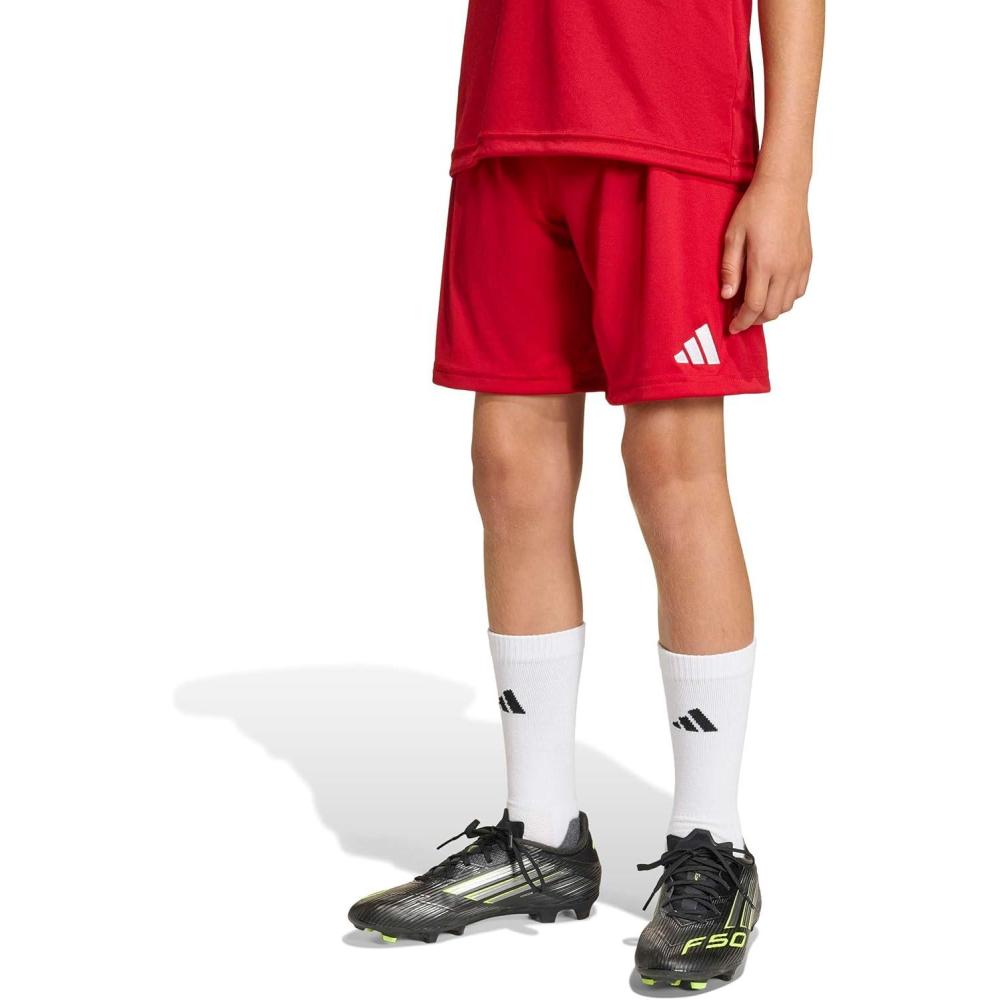 image:imageadidas UnisexChild Entrada26 ShortsTeam Power RedWhite