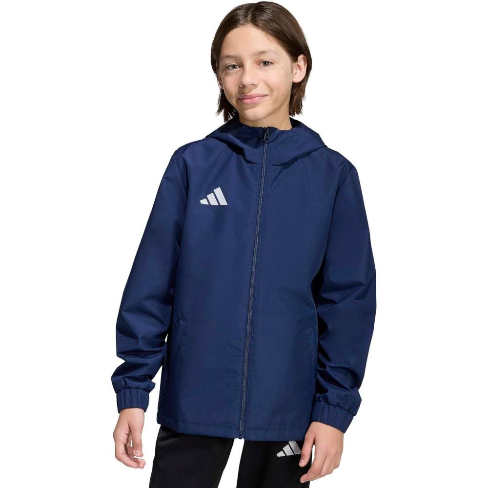 image:imageadidas boys Entrada26 All Weather JacketTeam Navy BlueWhite