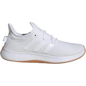 adidas Women’s Cloudfoam Pure Sneaker(Off White/Off White/Gum)