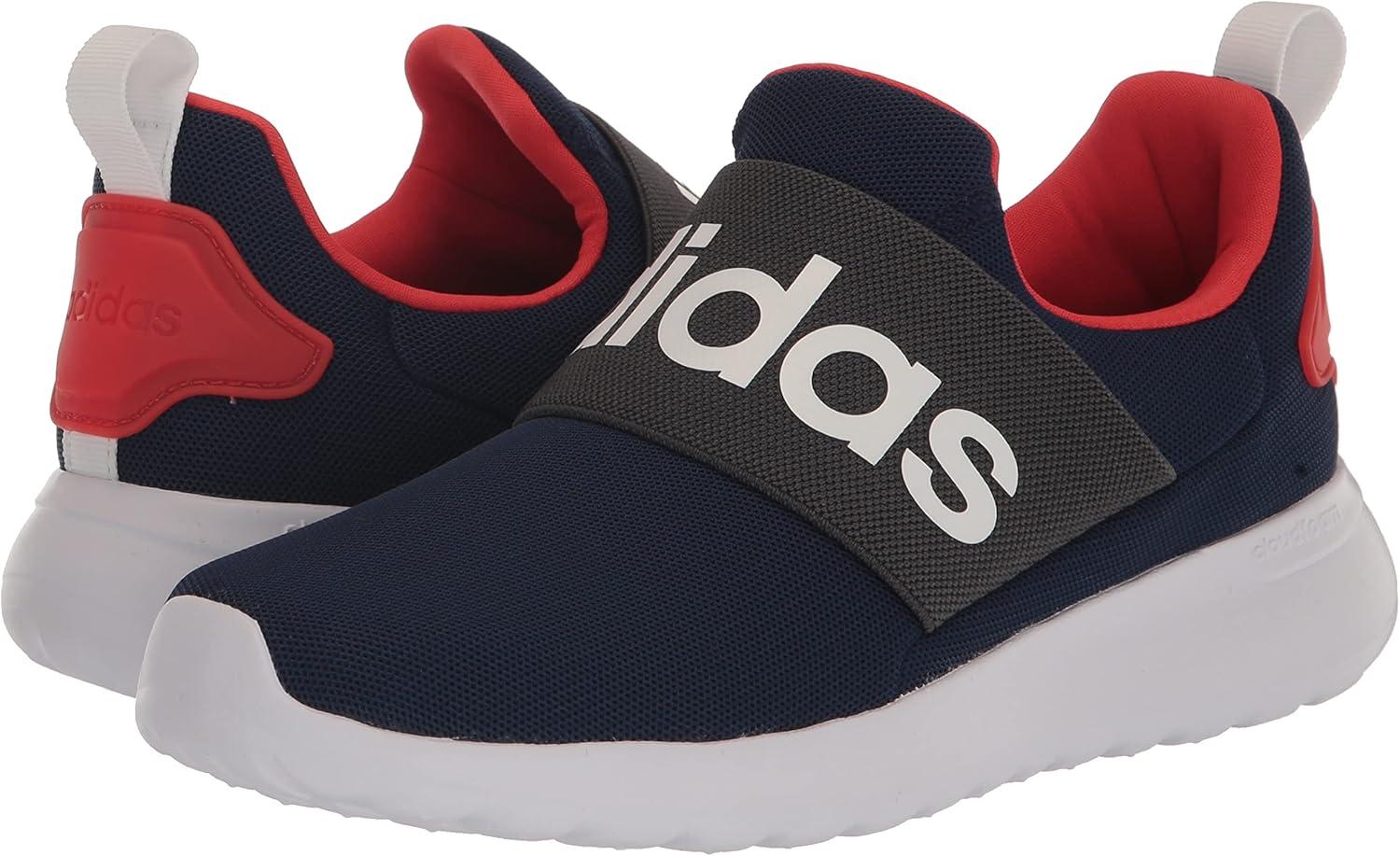 image:imageAdidas Lite Racer Adapt 40 Running ShoesDark BlueWhiteBright Red