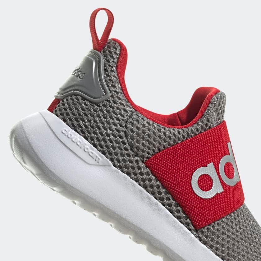 image:imageAdidas Lite Racer Adapt 40 Running ShoesGreySilver MetallicScarlet