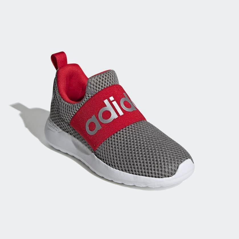 image:imageAdidas Lite Racer Adapt 40 Running ShoesGreySilver MetallicScarlet
