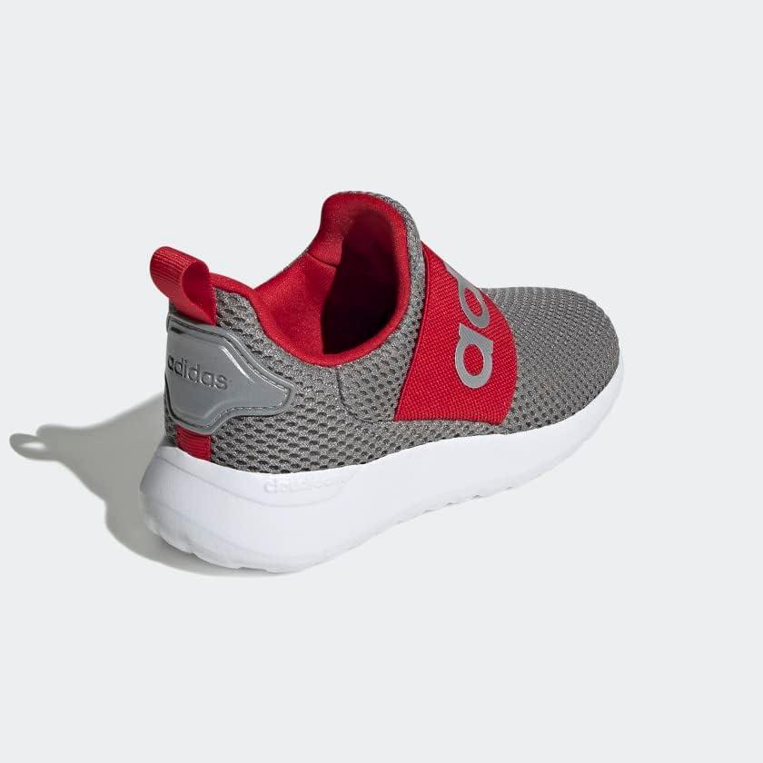 image:imageAdidas Lite Racer Adapt 40 Running ShoesGreySilver MetallicScarlet