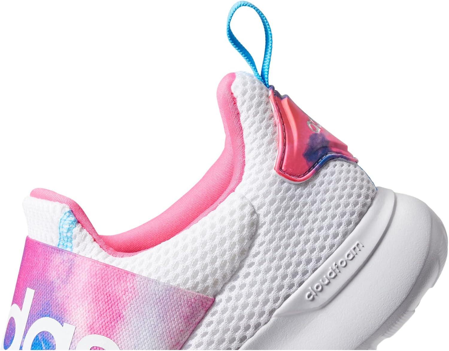 image:imageAdidas Lite Racer Adapt 40 Running ShoesWhiteSky RushSolar Pink