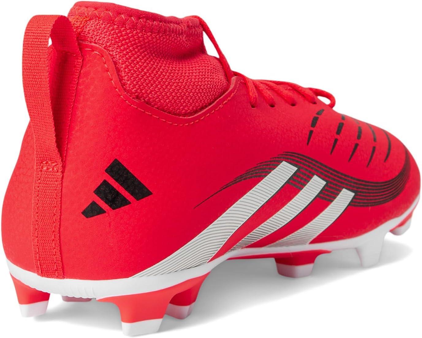image:imageAdidas UnisexChild Club Predator Sock Firm GroundMulti GroundLucid RedWhiteBlack