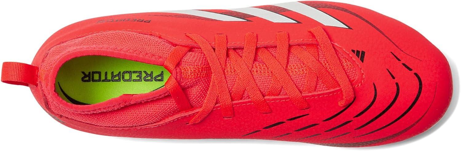 image:imageAdidas UnisexChild Club Predator Sock Firm GroundMulti GroundLucid RedWhiteBlack