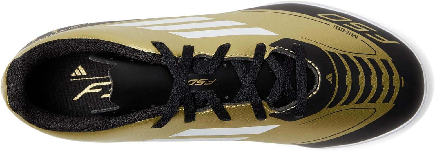 image:imageAdidas UnisexChild F50 Club Messi TurfGold MetallicWhiteBlack