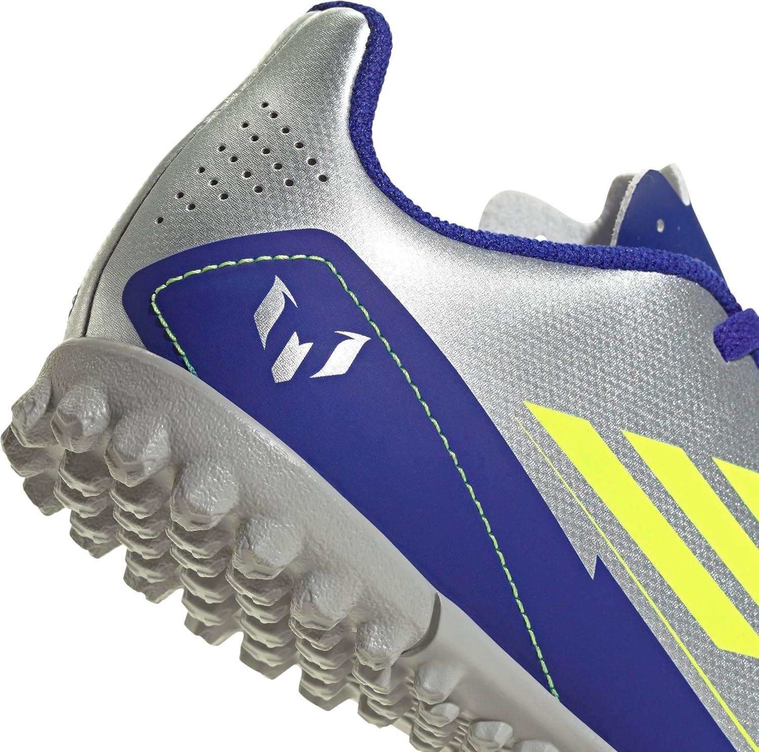 image:imageAdidas UnisexChild F50 Club Messi TurfSilver MetallicSolar YellowLucid Blue